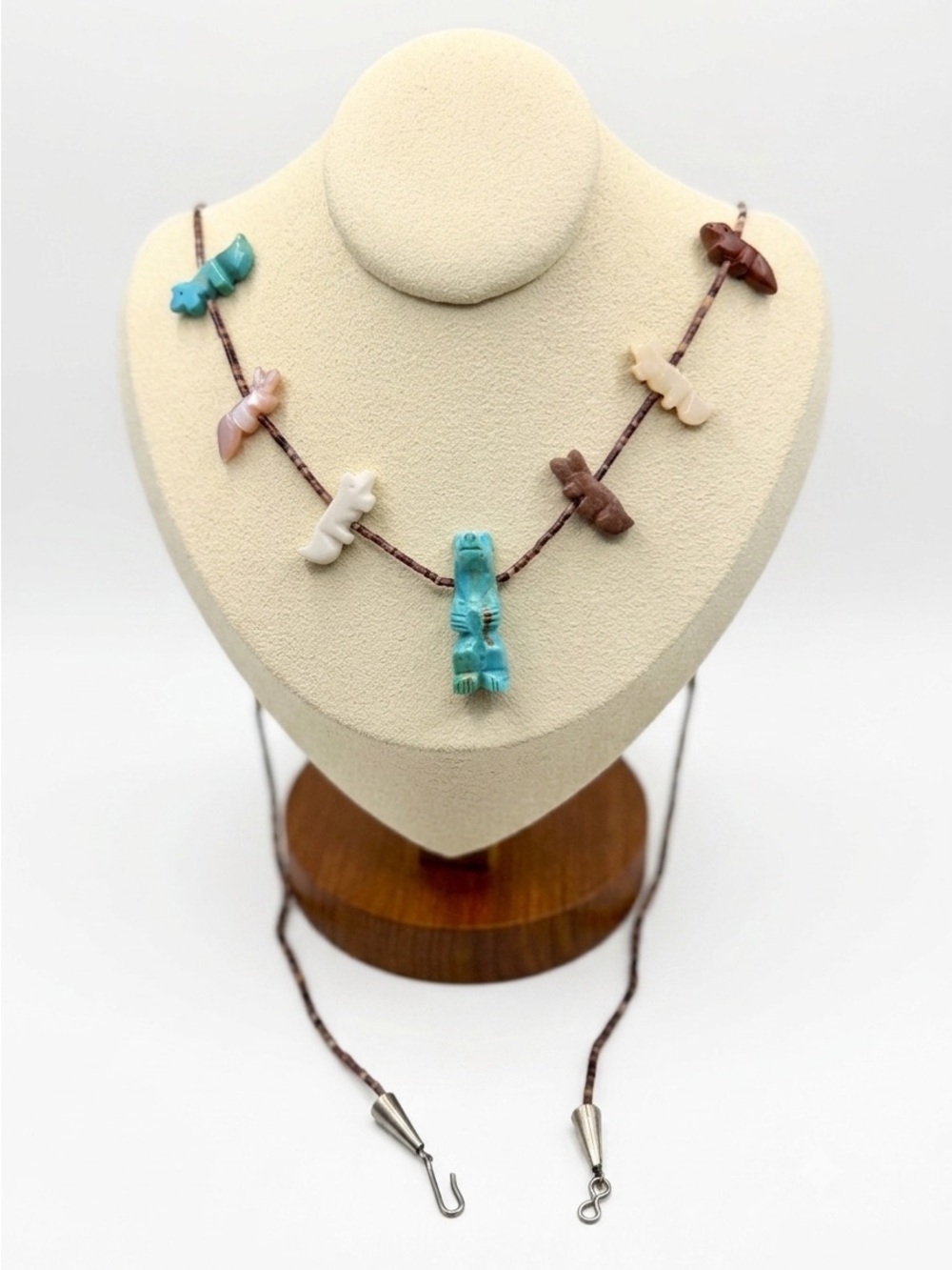 Vintage Authentic Southwestern Zuni Fetish Necklace